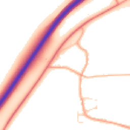 Daytime road noise heatmap for MK44 3ER
