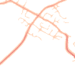 Daytime road noise heatmap for MK44 3ES