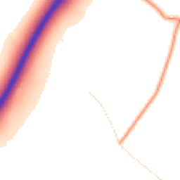 Daytime road noise heatmap for MK44 3EU