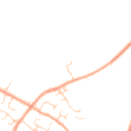 Daytime road noise heatmap for MK44 3FG