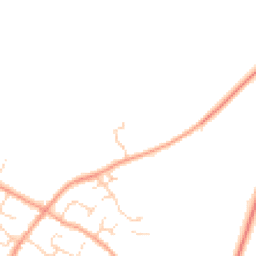 Daytime road noise heatmap for MK44 3FH