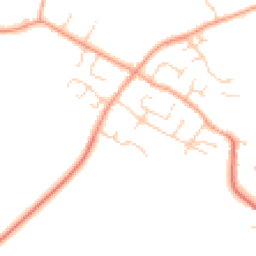 Daytime road noise heatmap for MK44 3HL