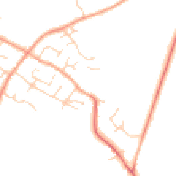 Daytime road noise heatmap for MK44 3HP