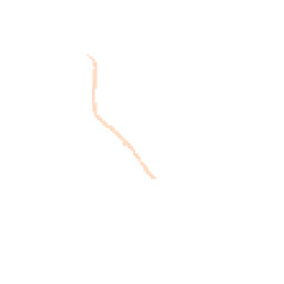 Night-time road noise heatmap for MK44 3HW