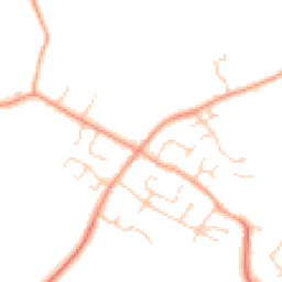 Daytime road noise heatmap for MK44 3JB