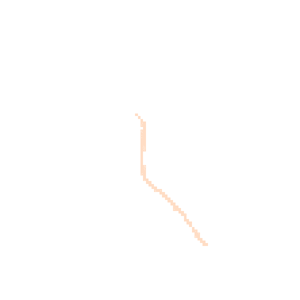Night-time road noise heatmap for MK44 3JJ