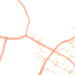 Daytime road noise heatmap for MK44 3JL