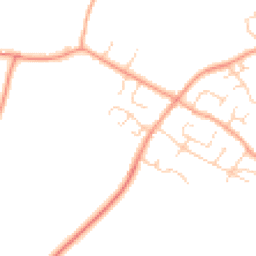Daytime road noise heatmap for MK44 3JS