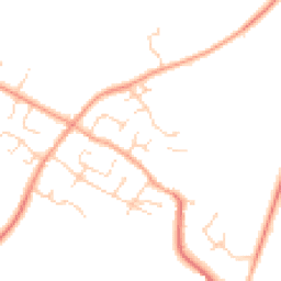 Daytime road noise heatmap for MK44 3LA