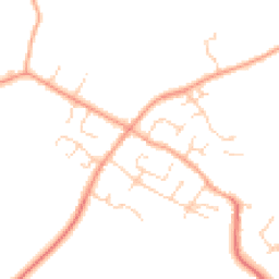 Daytime road noise heatmap for MK44 3LE