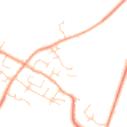 Daytime road noise heatmap for MK44 3LU
