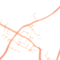 Daytime road noise heatmap for MK44 3LX