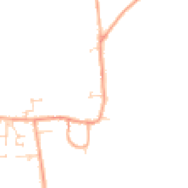 Daytime road noise heatmap for MK44 3NF
