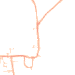 Daytime road noise heatmap for MK44 3NN