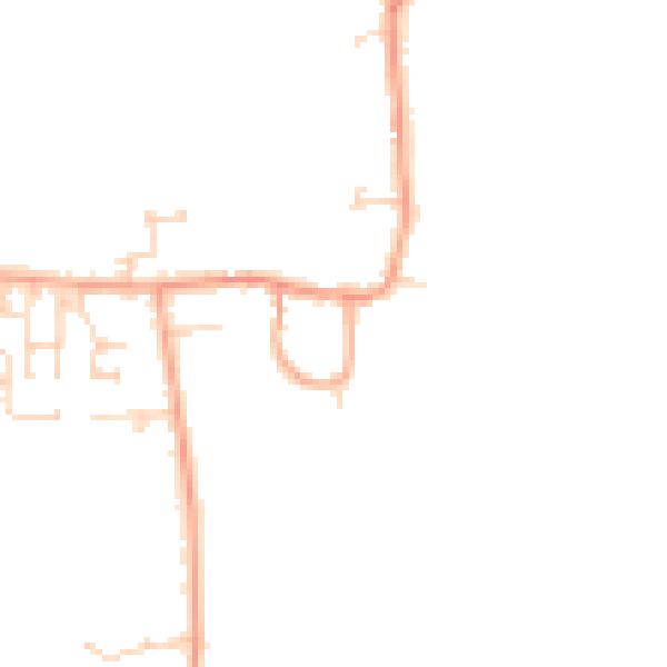 Daytime road noise heatmap for MK44 3NP