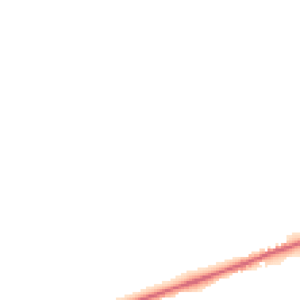 Night-time road noise heatmap for MK44 3PY