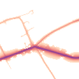 Daytime road noise heatmap for MK44 3QP
