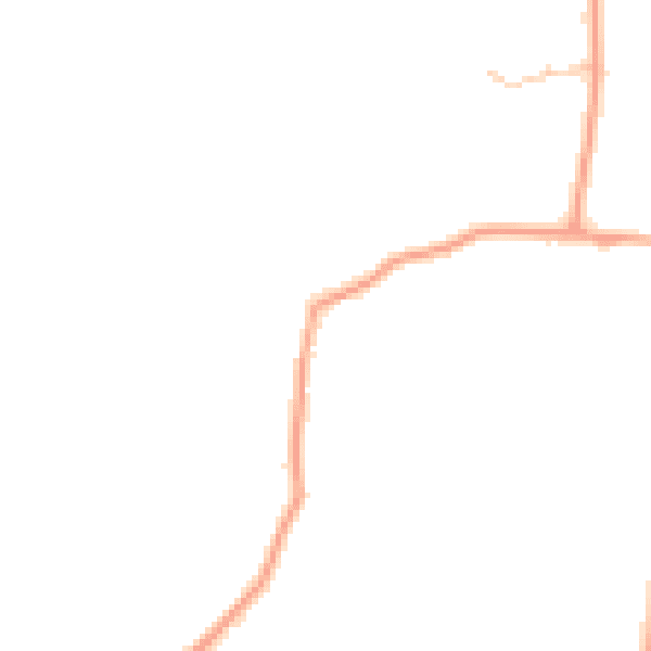 Daytime road noise heatmap for MK44 3RA