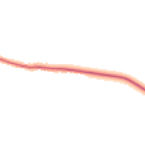 Night-time road noise heatmap for MK44 3RG