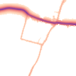 Daytime road noise heatmap for MK44 3RY