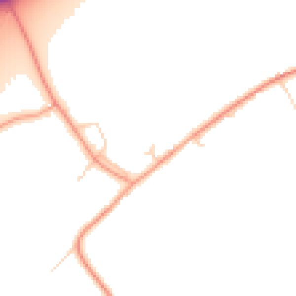 Daytime road noise heatmap for MK44 3SF