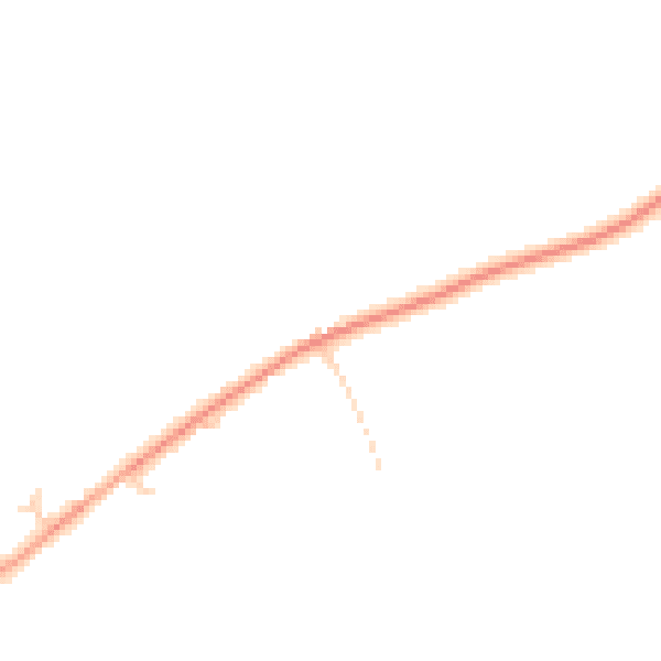 Daytime road noise heatmap for MK44 3SJ
