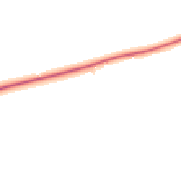 Night-time road noise heatmap for MK44 3TN