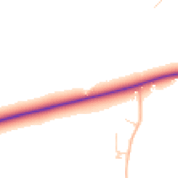 Daytime road noise heatmap for MK44 3TR
