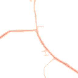 Daytime road noise heatmap for MK44 3TU