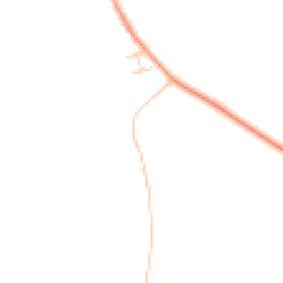 Daytime road noise heatmap for MK44 3TY
