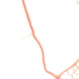 Daytime road noise heatmap for MK45 1AD