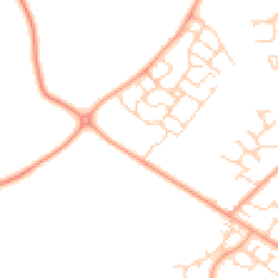 Daytime road noise heatmap for MK45 1AH