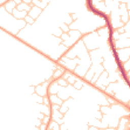 Daytime road noise heatmap for MK45 1AP