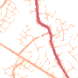 Daytime road noise heatmap for MK45 1AT