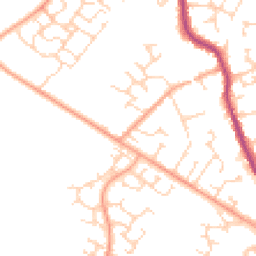 Daytime road noise heatmap for MK45 1AX