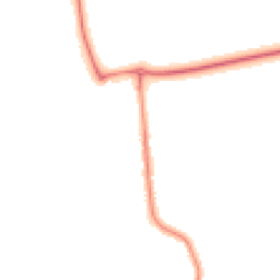 Night-time road noise heatmap for MK45 1BD