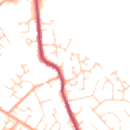 Daytime road noise heatmap for MK45 1BJ