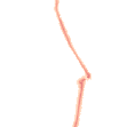 Night-time road noise heatmap for MK45 1BW