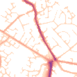 Daytime road noise heatmap for MK45 1FP