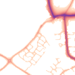Daytime road noise heatmap for MK45 1GF