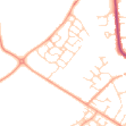 Daytime road noise heatmap for MK45 1GP