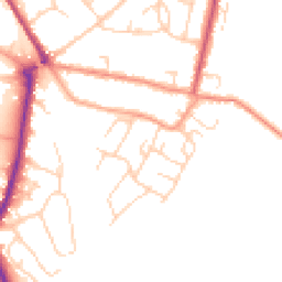 Daytime road noise heatmap for MK45 1JY
