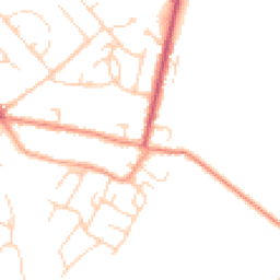Daytime road noise heatmap for MK45 1UP