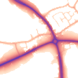 Daytime road noise heatmap for MK45 2AH
