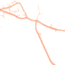 Daytime road noise heatmap for MK45 2AN