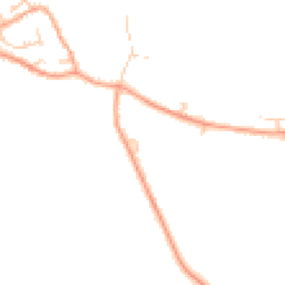 Daytime road noise heatmap for MK45 2AY