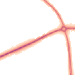 Night-time road noise heatmap for MK45 2BY