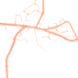 Daytime road noise heatmap for MK45 2DJ