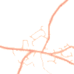 Daytime road noise heatmap for MK45 2DT