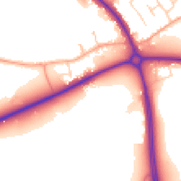 Daytime road noise heatmap for MK45 2FH